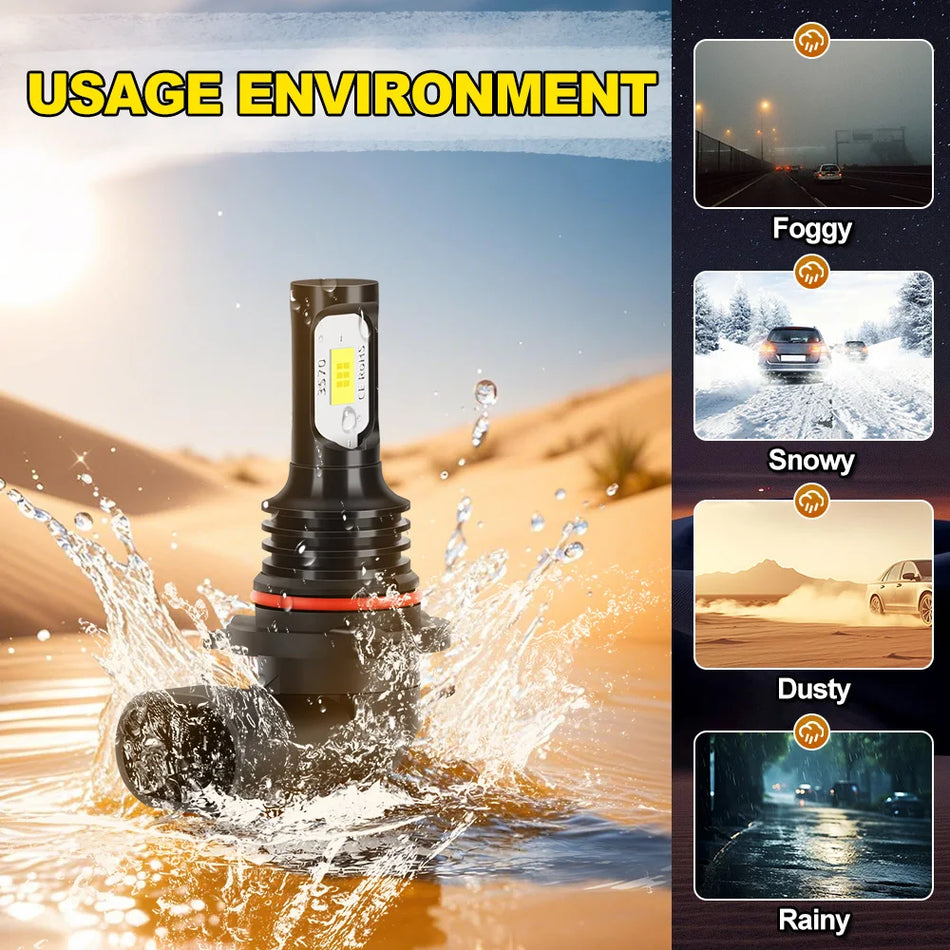 Kia Stonic YB 2017-2025 Lâmpadas LED com 6000K Faróis de Nevoeiro Alta Luminosidade DRL Luz de Estacionamento 12V