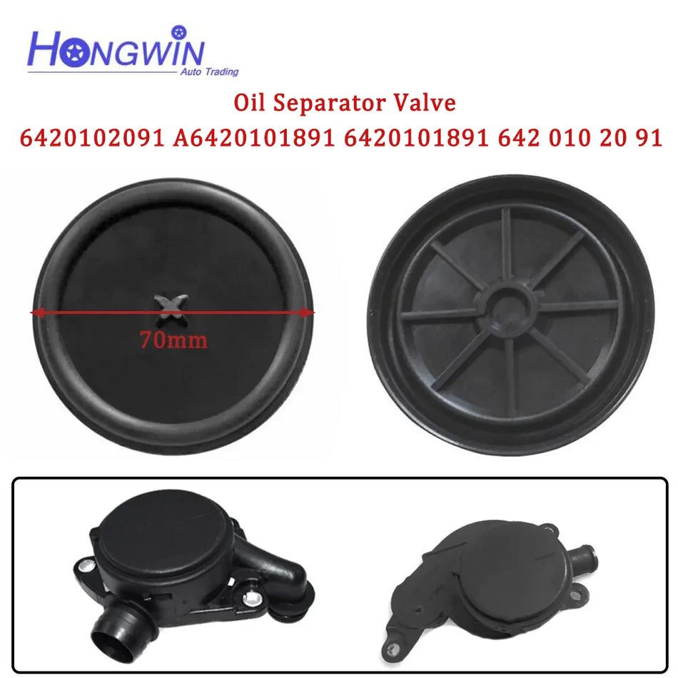 Guma membrána separátoru motorového oleje pro Mercedes-Benz W164 X164 W251 W221