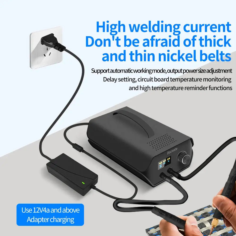 0.3mm Nickel Spot Welder 120 Gear Adjustable 18650 Battery