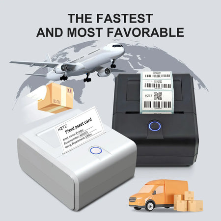 Portable Thermal Wireless Mini Label Printer &ndash; Bluetooth