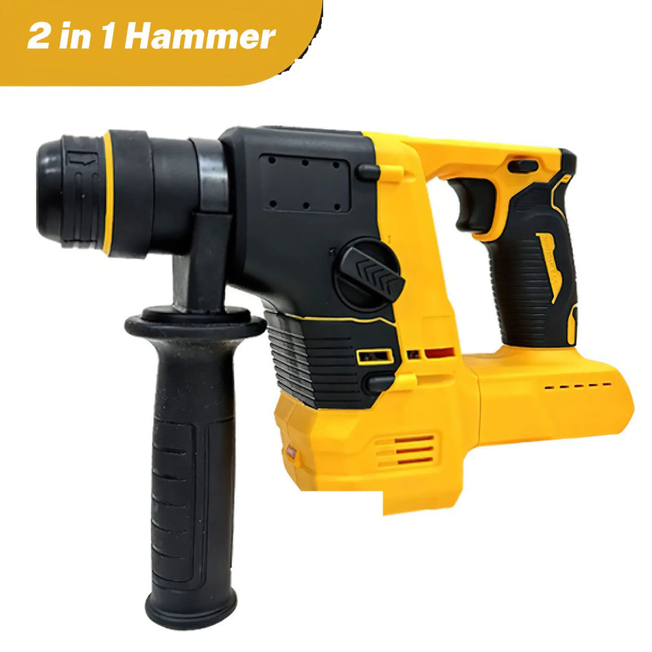 Martelo Rotativo Sem Fios 2 Em 1 com Motor Sem Escovas 20V