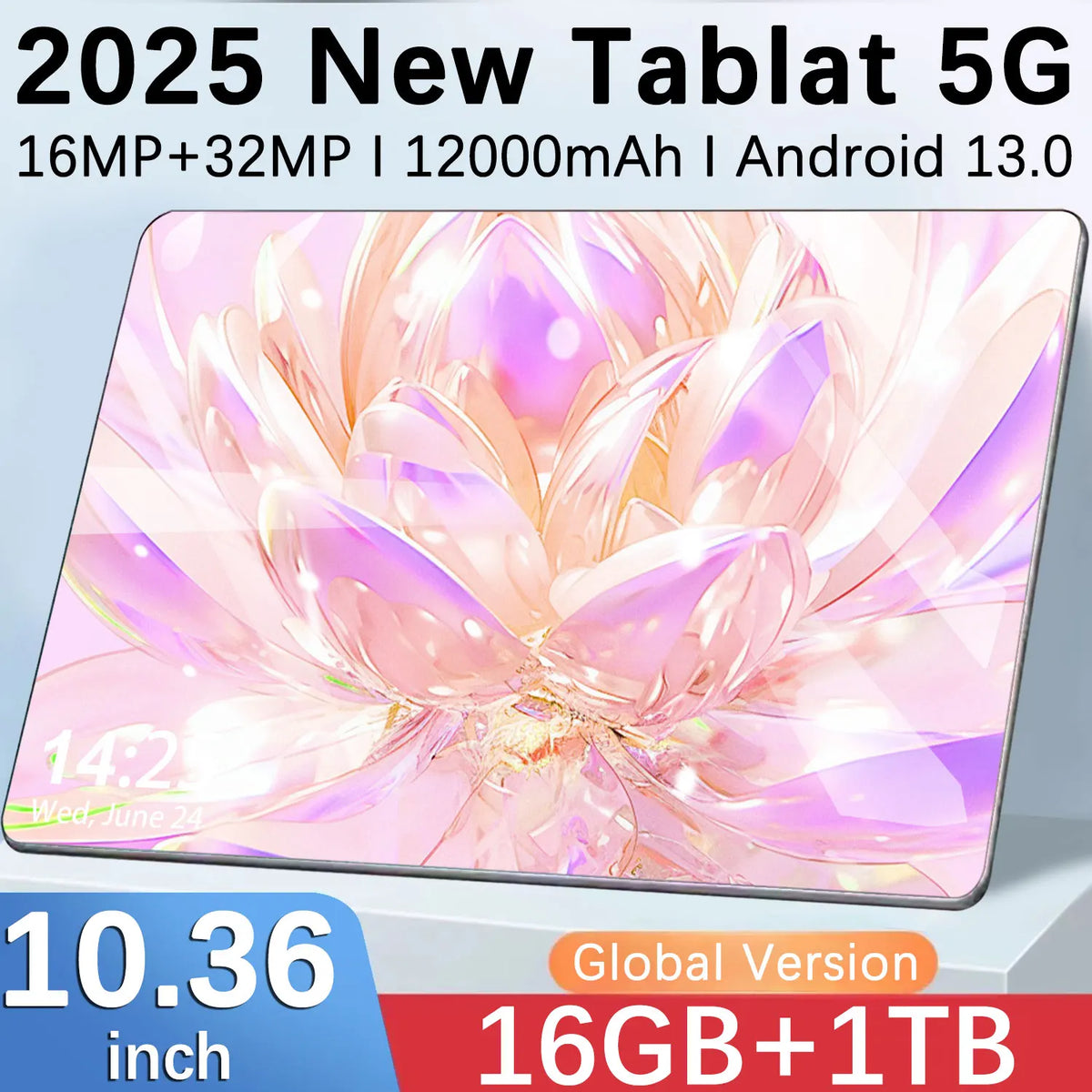 New 2025 5G Tablet 10.36 Inch &ndash; 16GB RAM 1TB Storage