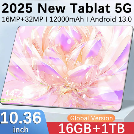 New 2025 5G Tablet 10.36 Inch &ndash; 16GB RAM 1TB Storage