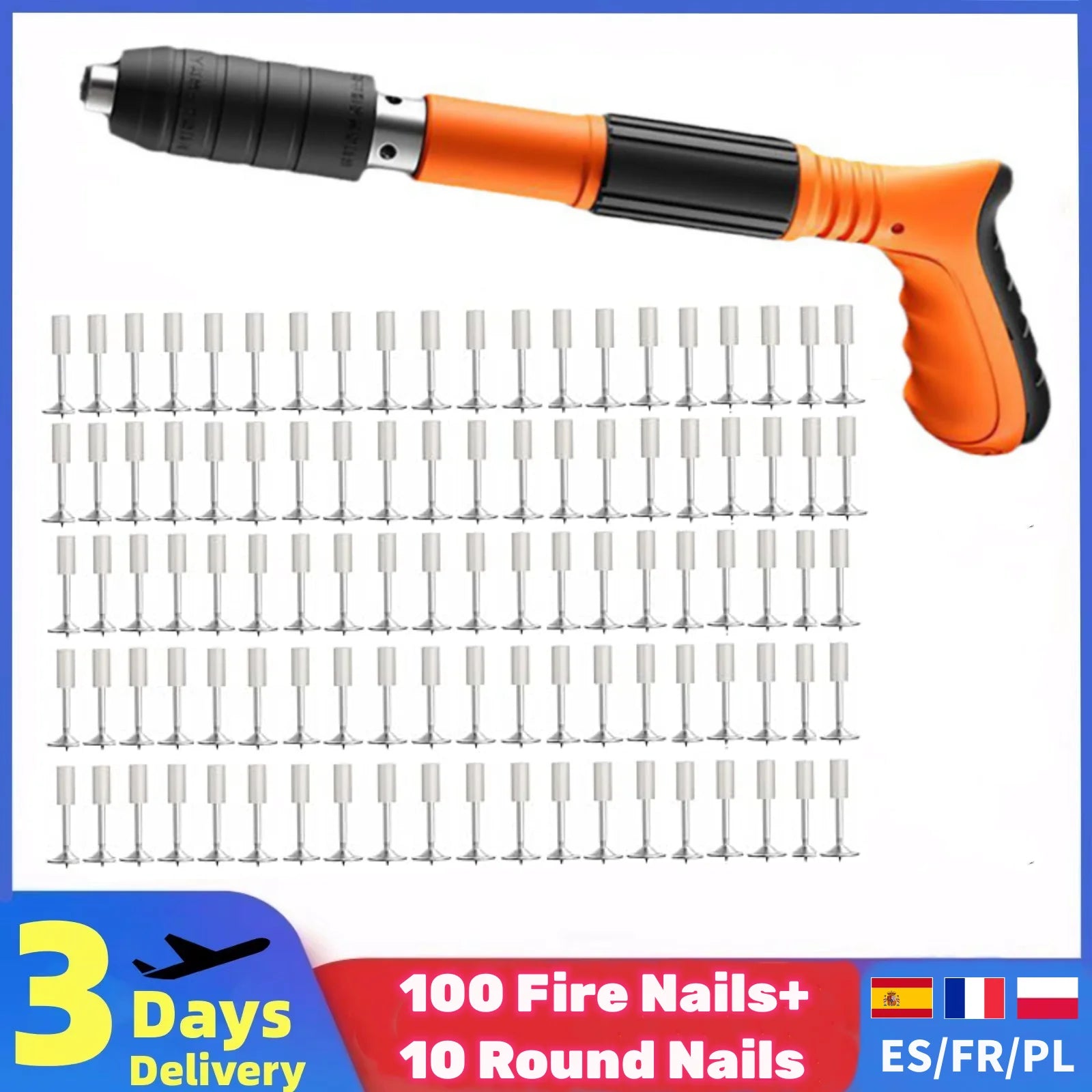 Mini Steel Nail Gun Manual Rivet Gun Concrete Wall Ceiling Wall Anchor ...