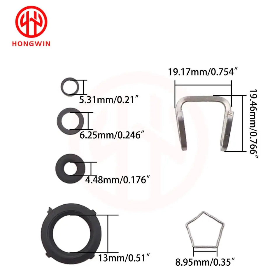 Joint de injecteur de carburant 1/4SET pour Volkswagen Jetta Taos Golf