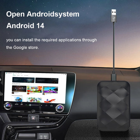 Three In One Android14 CarPlay Dongle &ndash; Plug and Play
