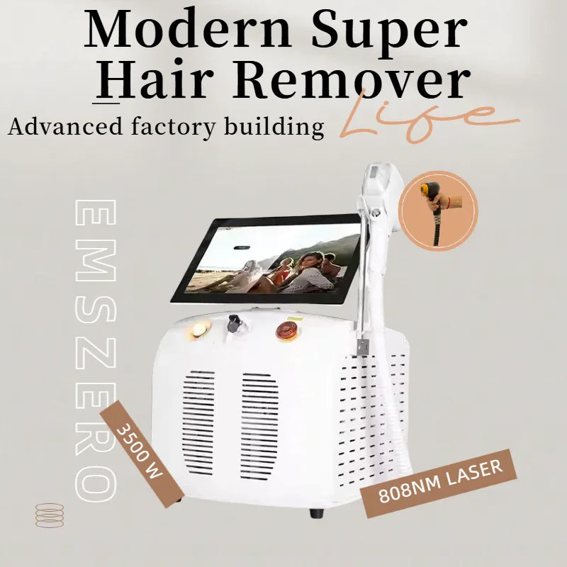 808nm Diode Hårfjerning Permanent Smertefri Is Kold CE