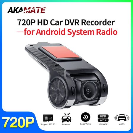 AKAMATE Car DVR Recorder - Full HD 720P Plug And Play