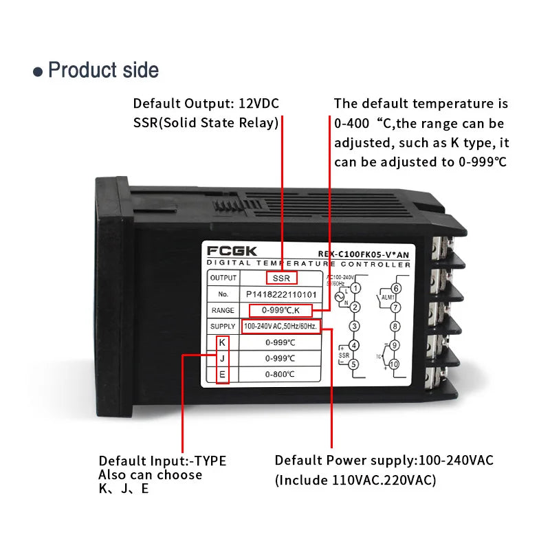 REX-C100 PID Temperature Controller &ndash; Accurate 400 Degree Control