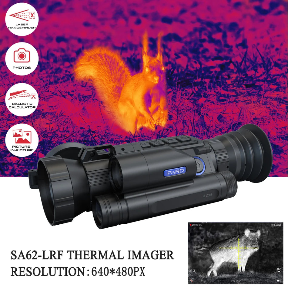 Calculadora Balística de Alcance para Mira Térmica PARD SA62