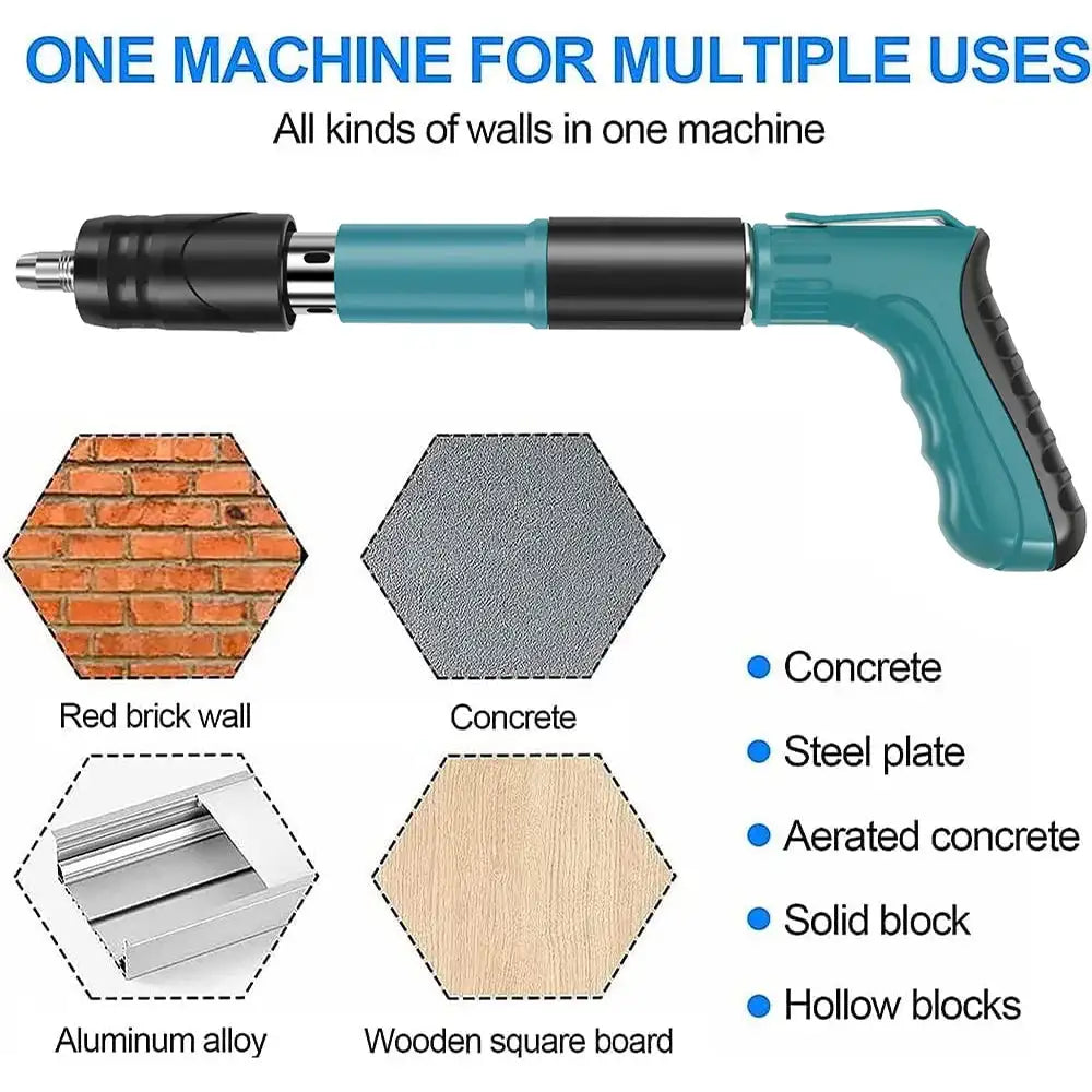 Mini Steel Nail Gun Manual Rivet Tool For Concrete Walls