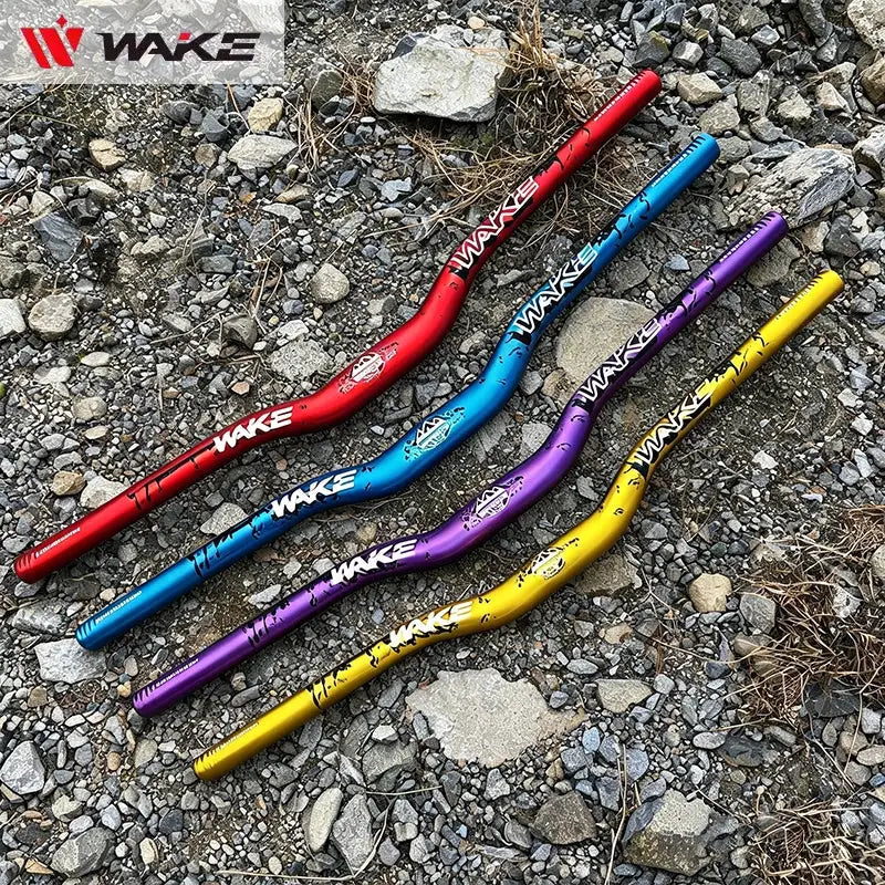 WAKE 30mm Riser Mountain Bike Handlebar 31.8mm*720/780mm Bicycle Handlebar Aluminum Alloy Bicycle Riser Bar Cycling Handle Bar by InterCyprus Trading Ltd