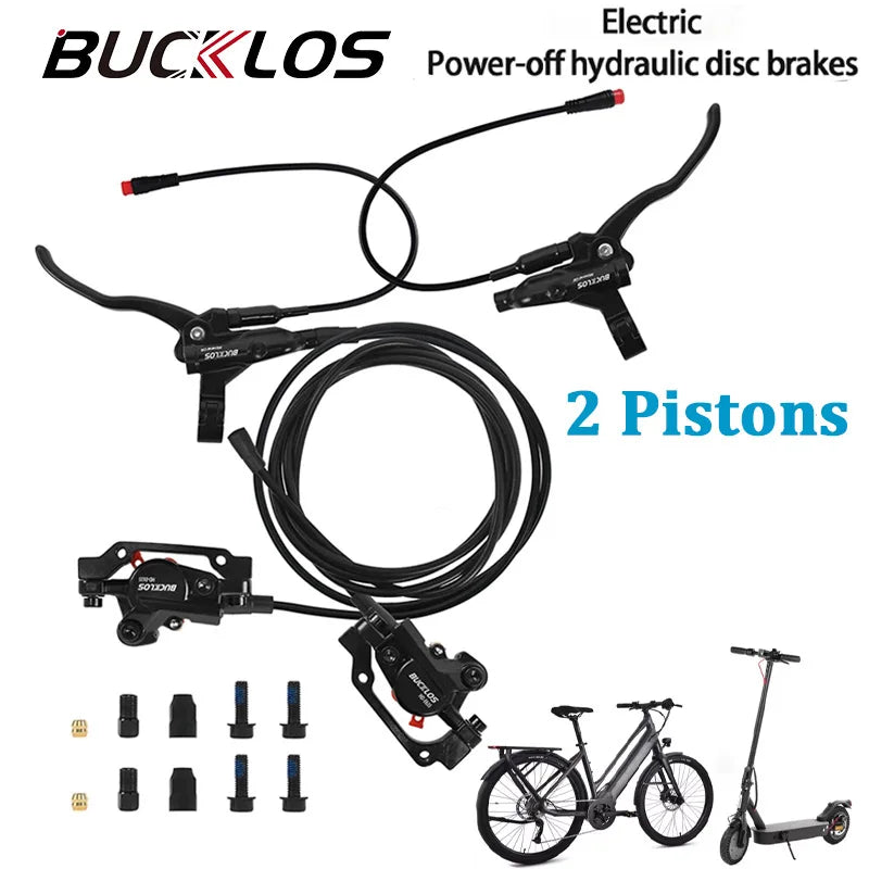 BUCKLOS Hydraulic Disc Brake Kit for Electric Bicycles and Scooters