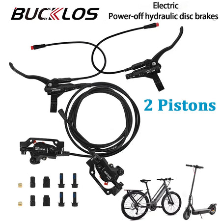 BUCKLOS Hydraulic Disc Brake Kit for Electric Bicycles and Scooters