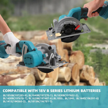 Brushless 125mm Cordless Circular Saw For Makita 18V