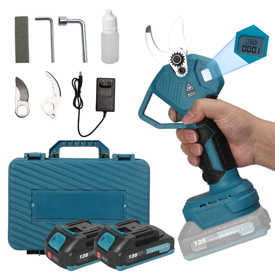 Podadora Elétrica Sem Escovas 30mm Tesoura de Poda Sem Fios 18V