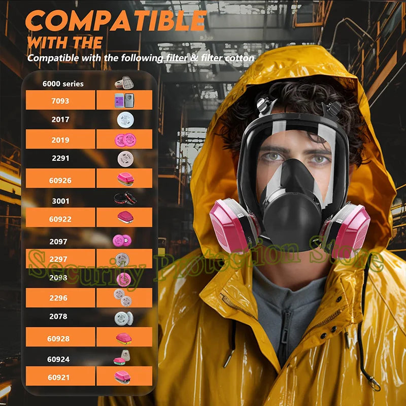 6800 Full Face Respirator Gas Mask &ndash; Exceptional Protection with Comfortable Fit