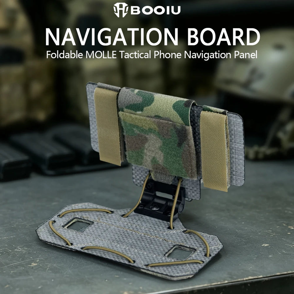 Placa de Navegação Tegris de 8 Camadas com Suporte para Telefone MOLLE