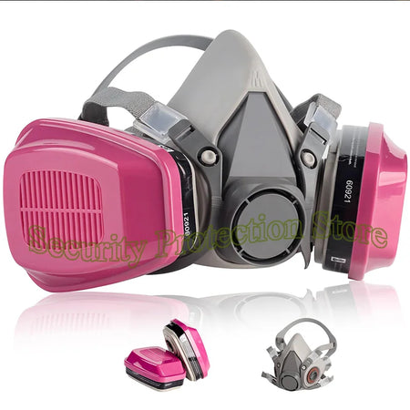 6800 Full Face Respirator Gas Mask &ndash; Exceptional Protection with Comfortable Fit 6200-60921-3in1