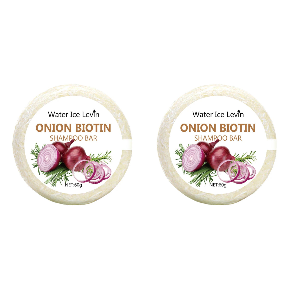 Onion and Biotin Shampoo Soap &ndash; Moisturizing and Smoothing Formula B(60g)2Pcs
