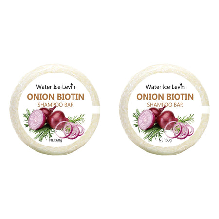 Onion and Biotin Shampoo Soap &ndash; Moisturizing and Smoothing Formula B(60g)2Pcs