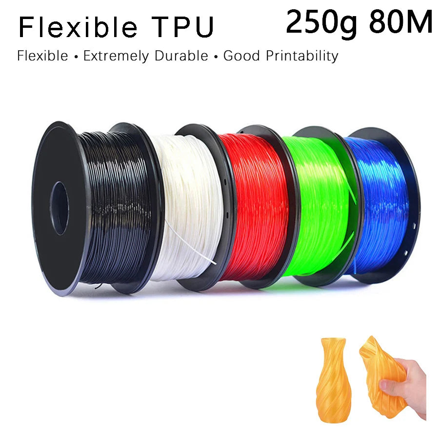 TPU 3D Printer Flexible Filament 250g 80M &ndash; High Strength