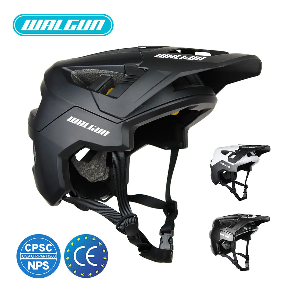 Walgun MH-1 MTB Half Helmet for Cycling, PC Shell with EPS and D3O Saf, 8 Vents