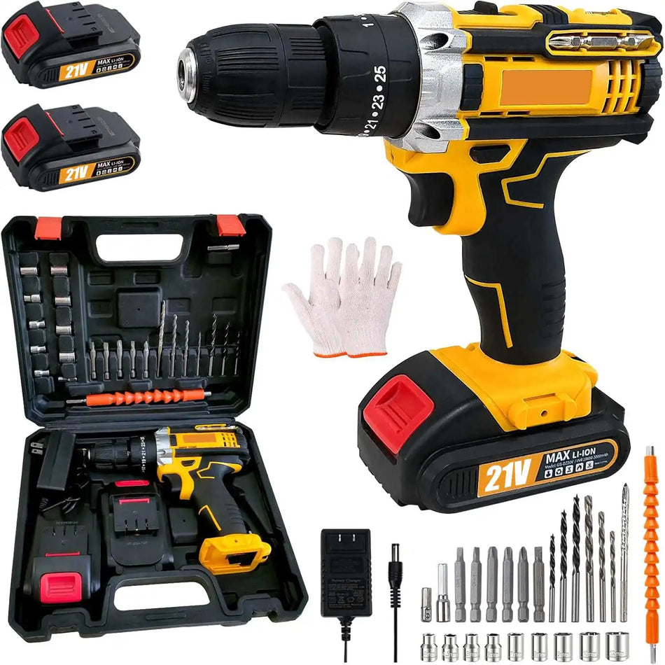 Belaidis šepetėlinis elektrinis rankinis gręžtuvas 1800rpm pistoletinė rankena