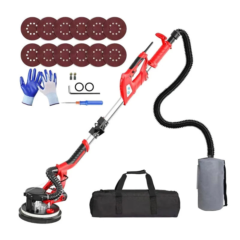 750W Безпрахова Самосмукателна Шлайфмашина за Гипсокартон 1750RPM Портативна