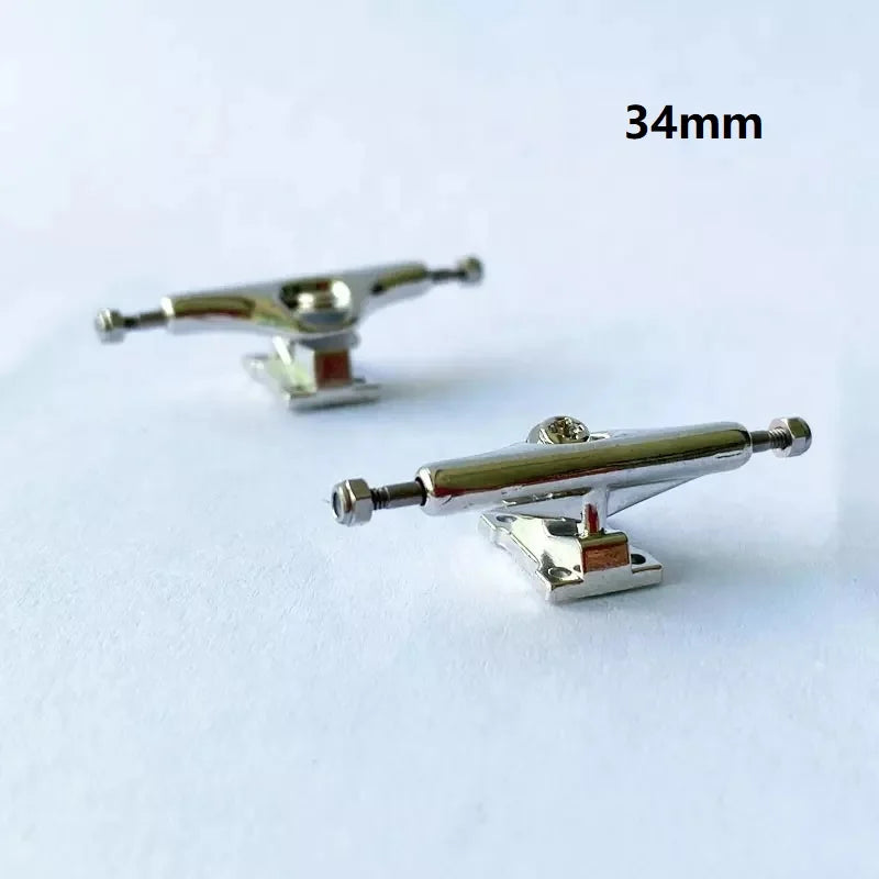 Fingerboard Truck 32mm 34mm &ndash; Professional Single Axle Silver 34mm / CHINA