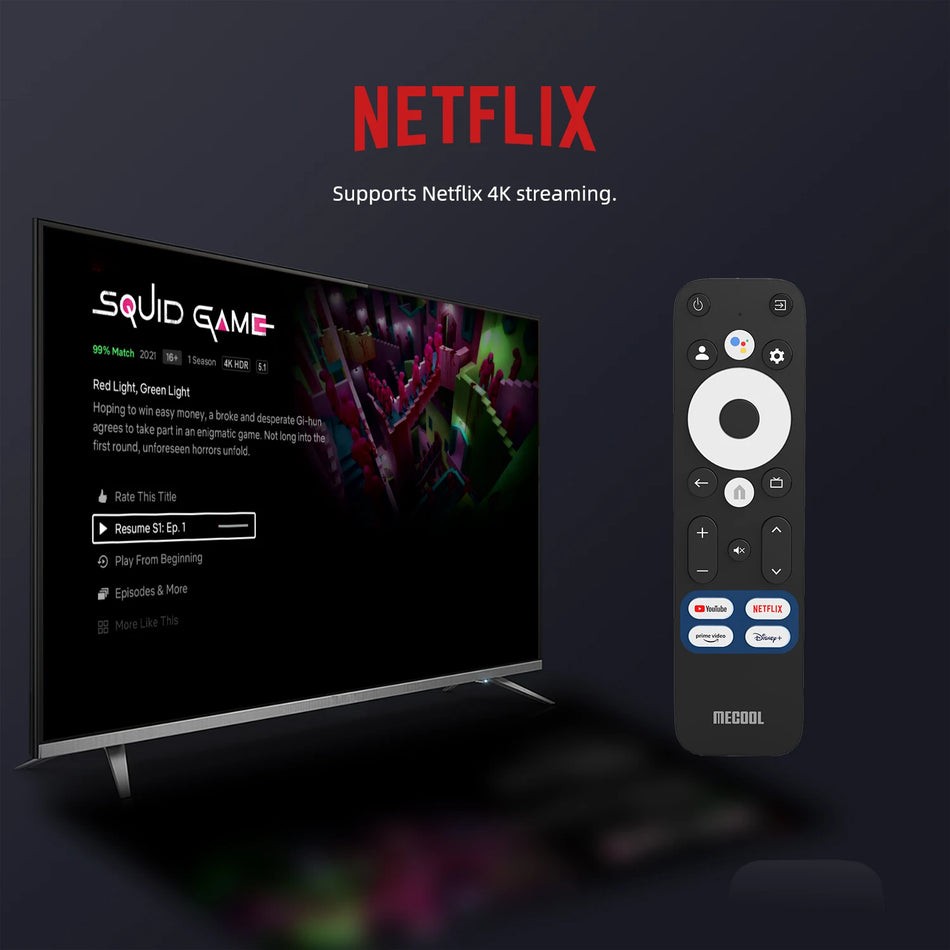 MECOOL KM7 PLUS &ndash; 4K HDR Android TV Box with Google TV