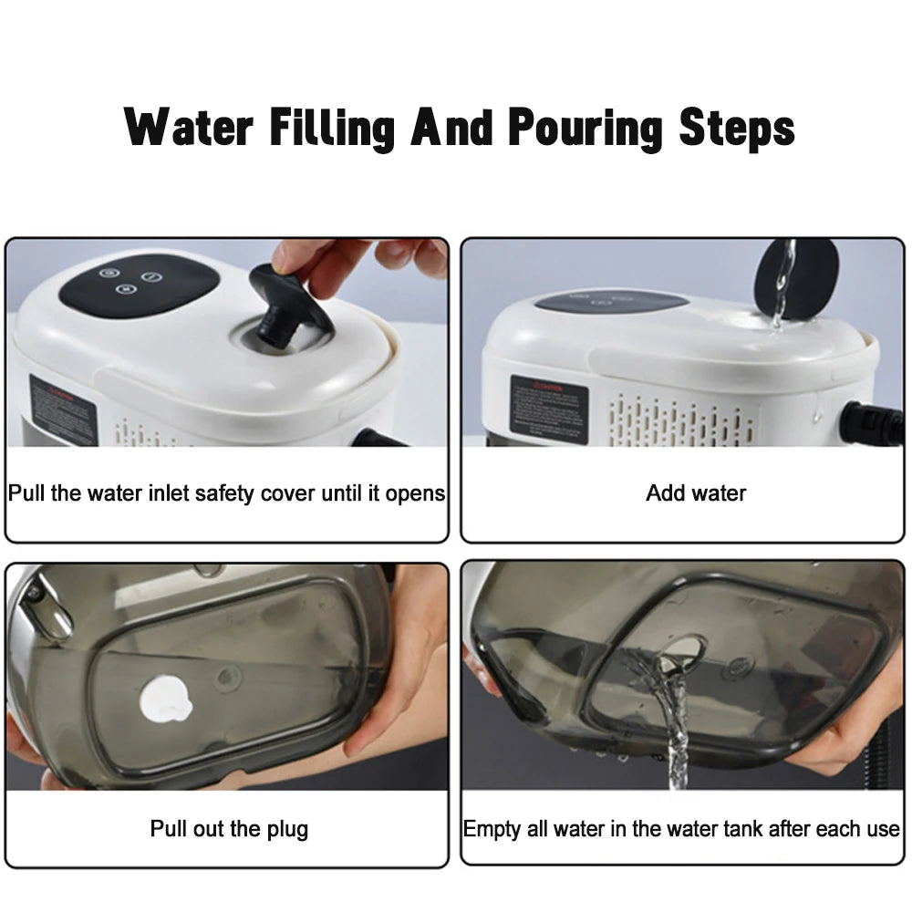 2500W High-Pressure Intelligent Steam Cleaner for Home &amp; Car