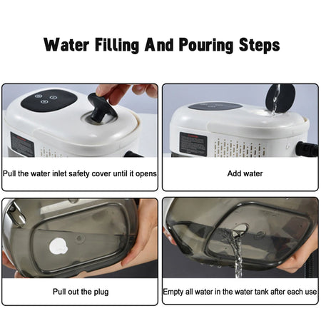 2500W High-Pressure Intelligent Steam Cleaner for Home &amp; Car