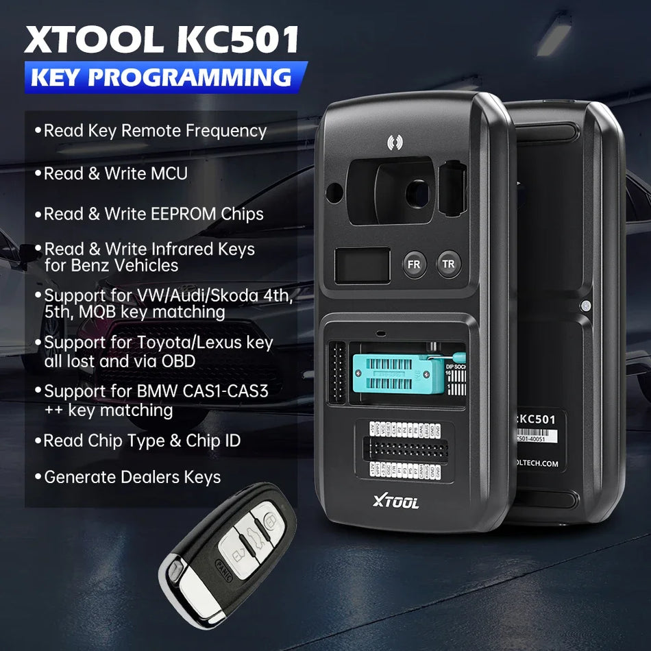 OBD2 programátor klíčů pro VW a Toyotu, kompatibilní s X100PAD3 D8S D9S