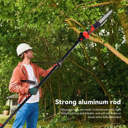8 Inch Brushless Telescoping Pole Saw Cordless Pruning 18V