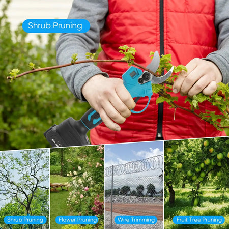 Brushless 40mm Electric Pruner 800W Rechargeable Makita 18V