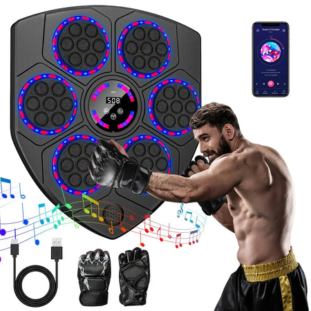 New Smart Music Boxing Machine &ndash; Interactive Boxing Trainer Adult-Child gloves / spain