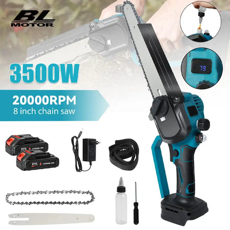 Brushless 8 Inch Electric Pruning Saw Chainsaw 18V Battery With 2&times;Battery / Poland