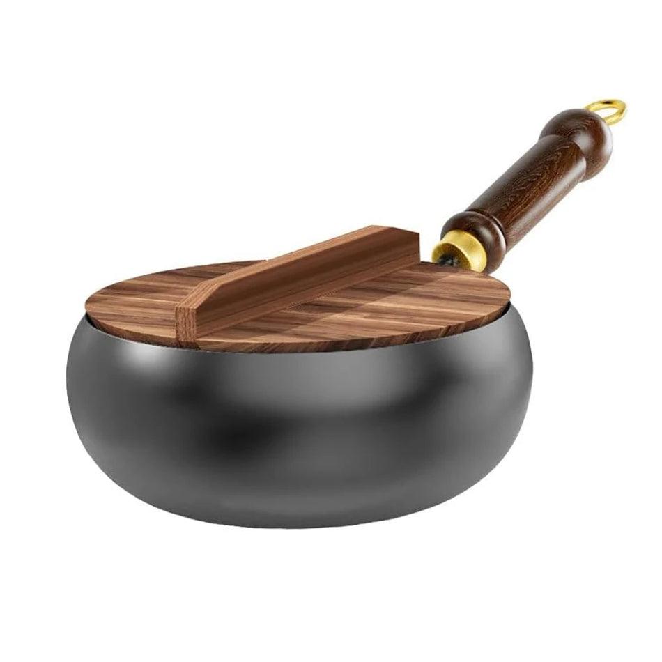 28 cm Uncoated Iron Pan – Heat Retention For Even Cooking