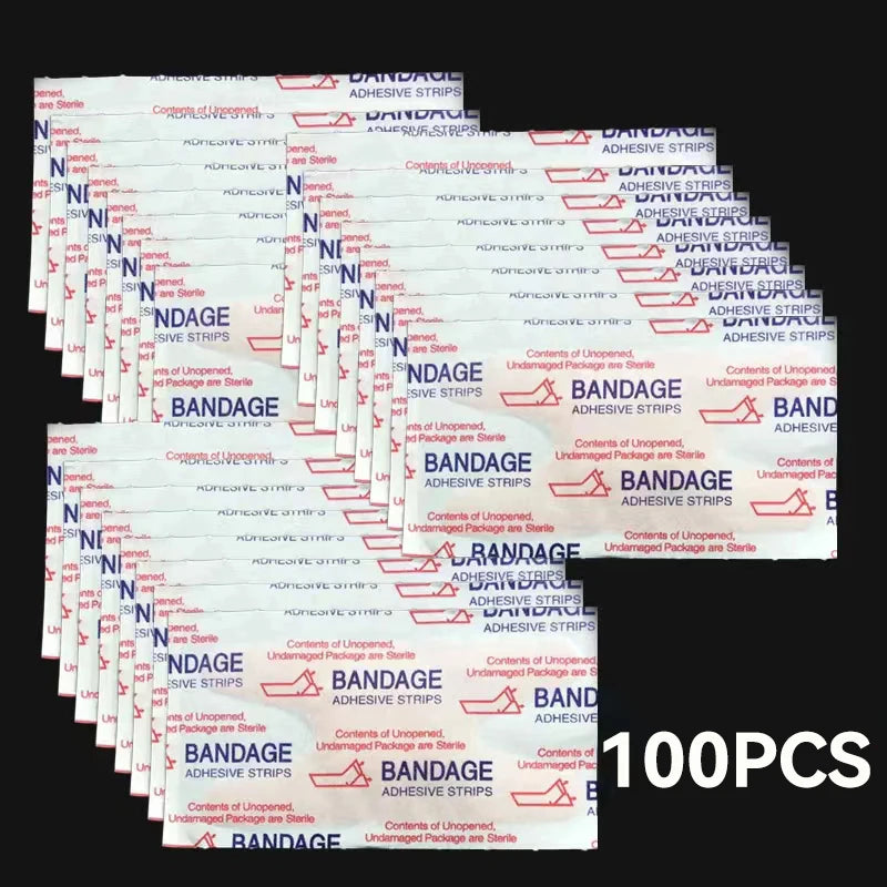H-Type Wound Bandage &ndash; Waterproof Emergency Plaster Patch 100pcs