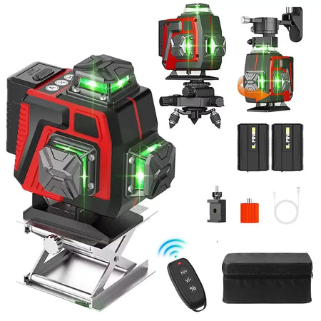 16 Lines Laser Level 1.2m Tripod Green Beam 360 Self Level Without  Tripod / Poland