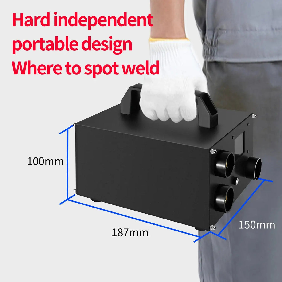 Dual Pulse 18650 Battery Spot Welder Double Capacitors