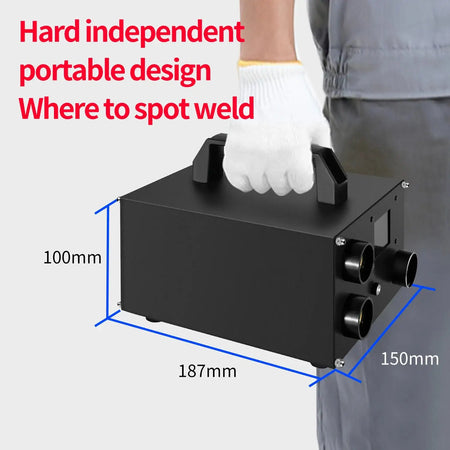 Dual Pulse 18650 Battery Spot Welder Double Capacitors