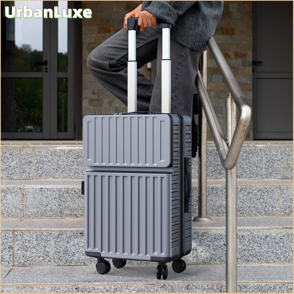 Urban Luxe Two Set 20 To 24 Inch Anti Theft Trolley Case