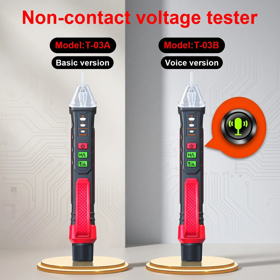 Non-Contact Voltage Tester Pen, AC 12-1000V Wire Detector With LED Light
