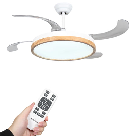 Fan-001 6990 D7 &ndash; Ultra Quiet DC Motor With Remote Memory Fan-Light-F8808