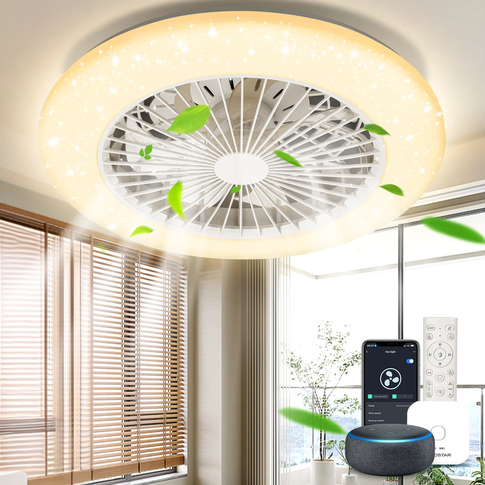 Aigostar Alexa Ceiling Fan &ndash; Alexa Compatible 6 Speeds