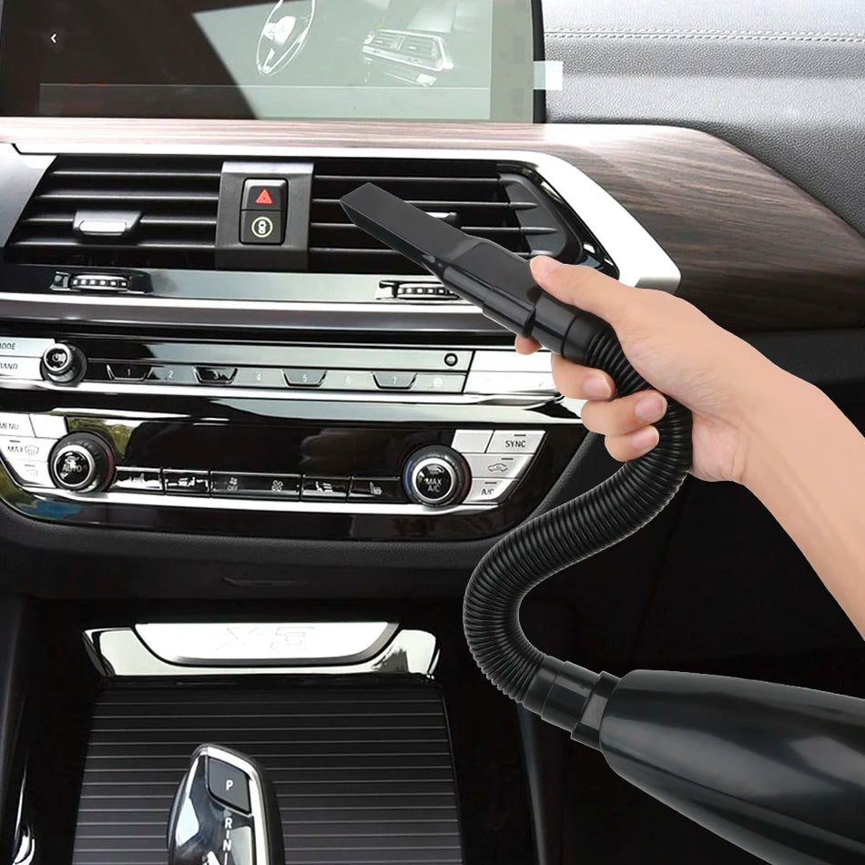 Automobilinis dulkių siurblys, nešiojamas 12V drėgnam ir sausam siurbimui, ABS vidus