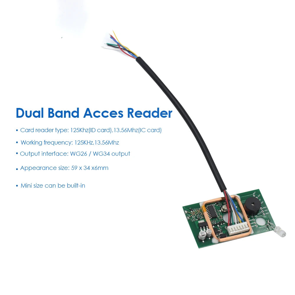 D82R/F02DC &ndash; Dual Frequency Embedded Access Control Module