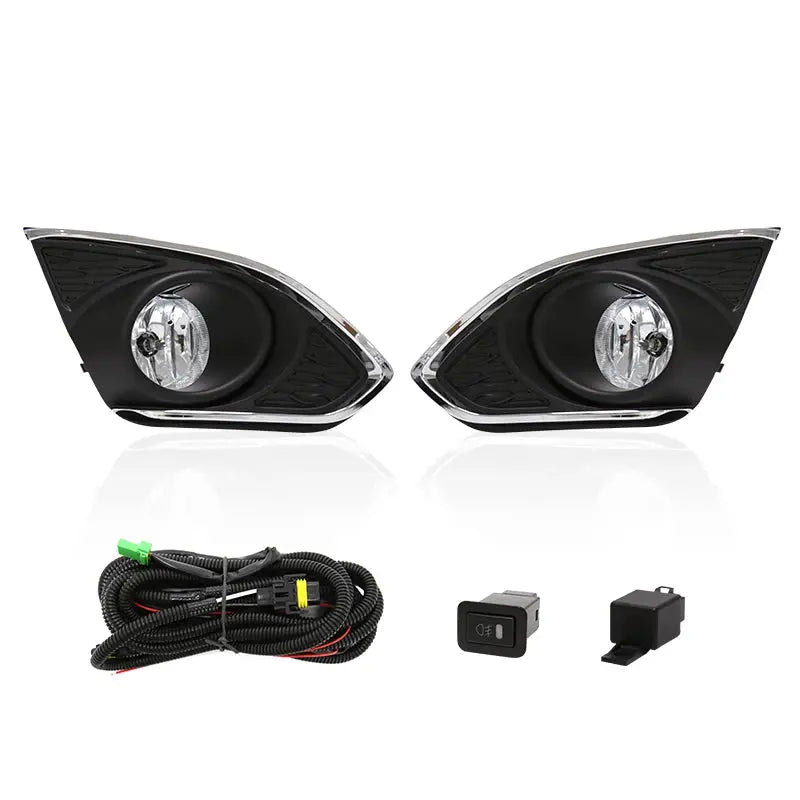 Led DRL Daytime Running Light Fog Lamp Assembly For Chevrolet Chevy Spark 2013 2014 2015 With Wires Harness Switch by InterCyprus Trading Ltd